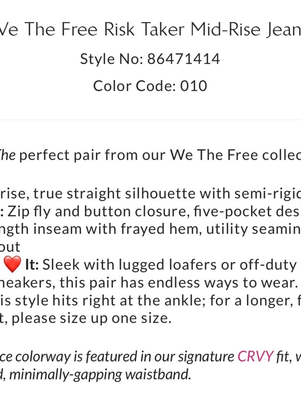We The Free Risk Taker Jeans - Picture 5 of 6